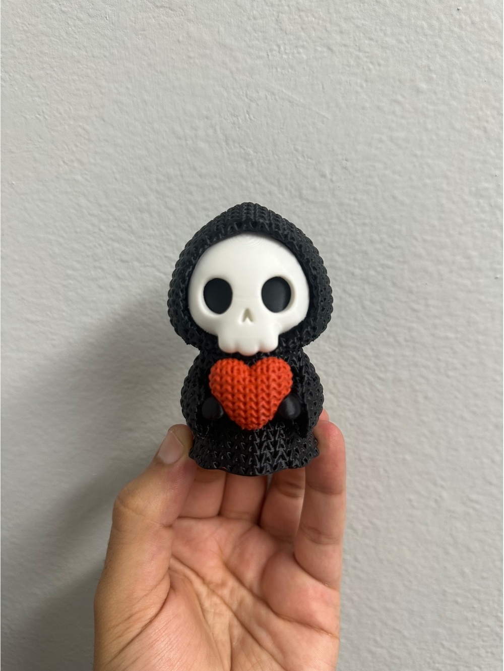 Grim Reaper of love Knitted style